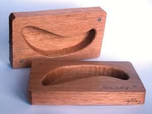 caja joyero artesanal de madera de cedro
