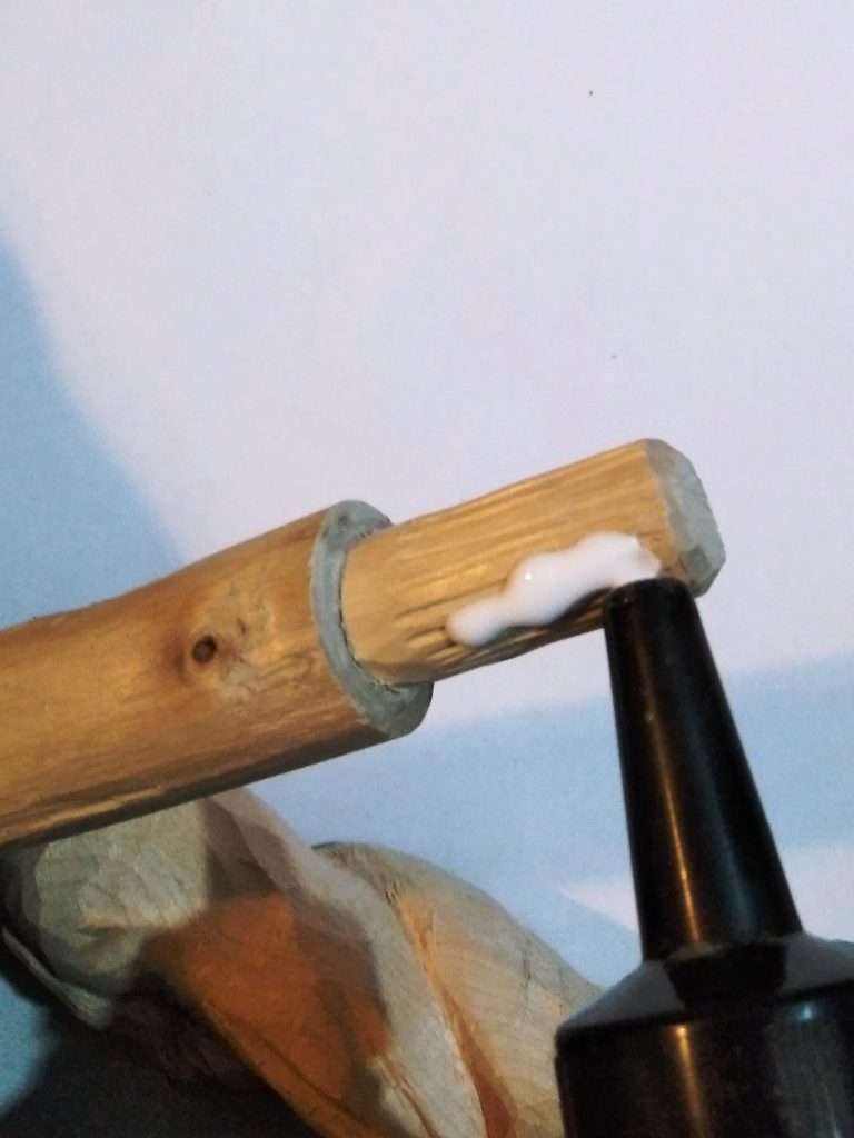 Encolado de espiga