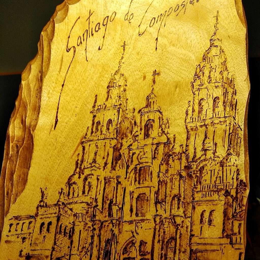 Pirograbado catedral de santiago